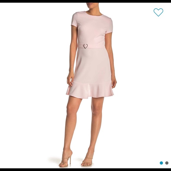 Betsey Johnson Dresses & Skirts - Betsey Johnson Short Sleeve Heart Belted Dress